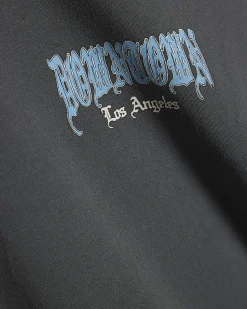 Black Oversized Fit Washed Downtown T-Shirt