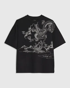 Black Oversized Japanese Heavyweight T-shirt