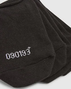 Black Pack Of 5 Ankle Socks