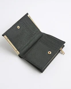 Black Panelled Monogram Purse