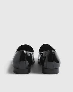 Black Patent Tassel Loafers