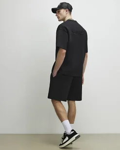 Black Premium Regular Fit Sanctuaire Shorts