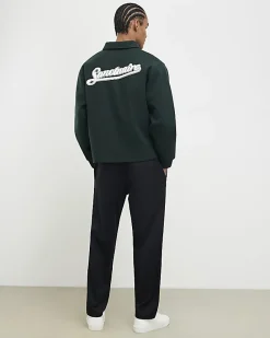 Black Regular Fit Pleated Joggers
