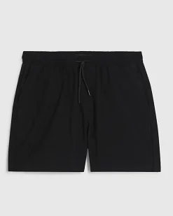 Black Regular Fit Shorter Length Shorts