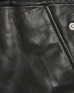 Black RI Studio Leather Blouson Jacket