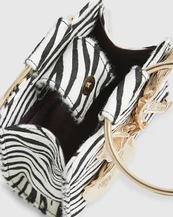 Black RI Studio Leather Metal Detail Bag
