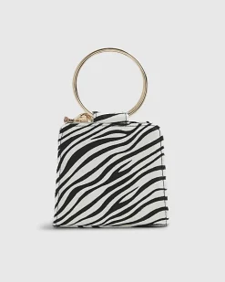 Black RI Studio Leather Metal Detail Bag