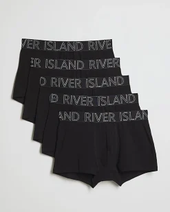 Black Silver Outline Pack Of 5 Trunks