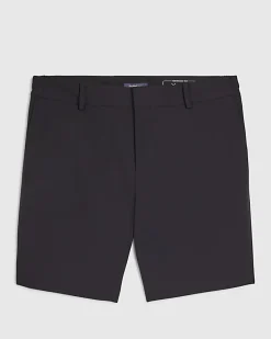 Black Skinny Fit Elasticated Stretch Shorts