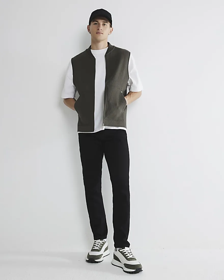 Black Skinny Fit Stretch Jeans