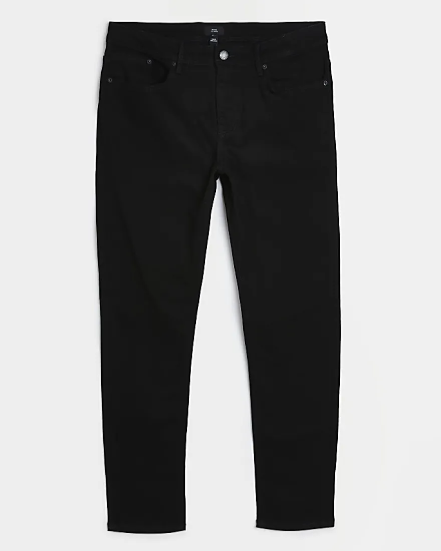 Black Skinny Fit Stretch Jeans