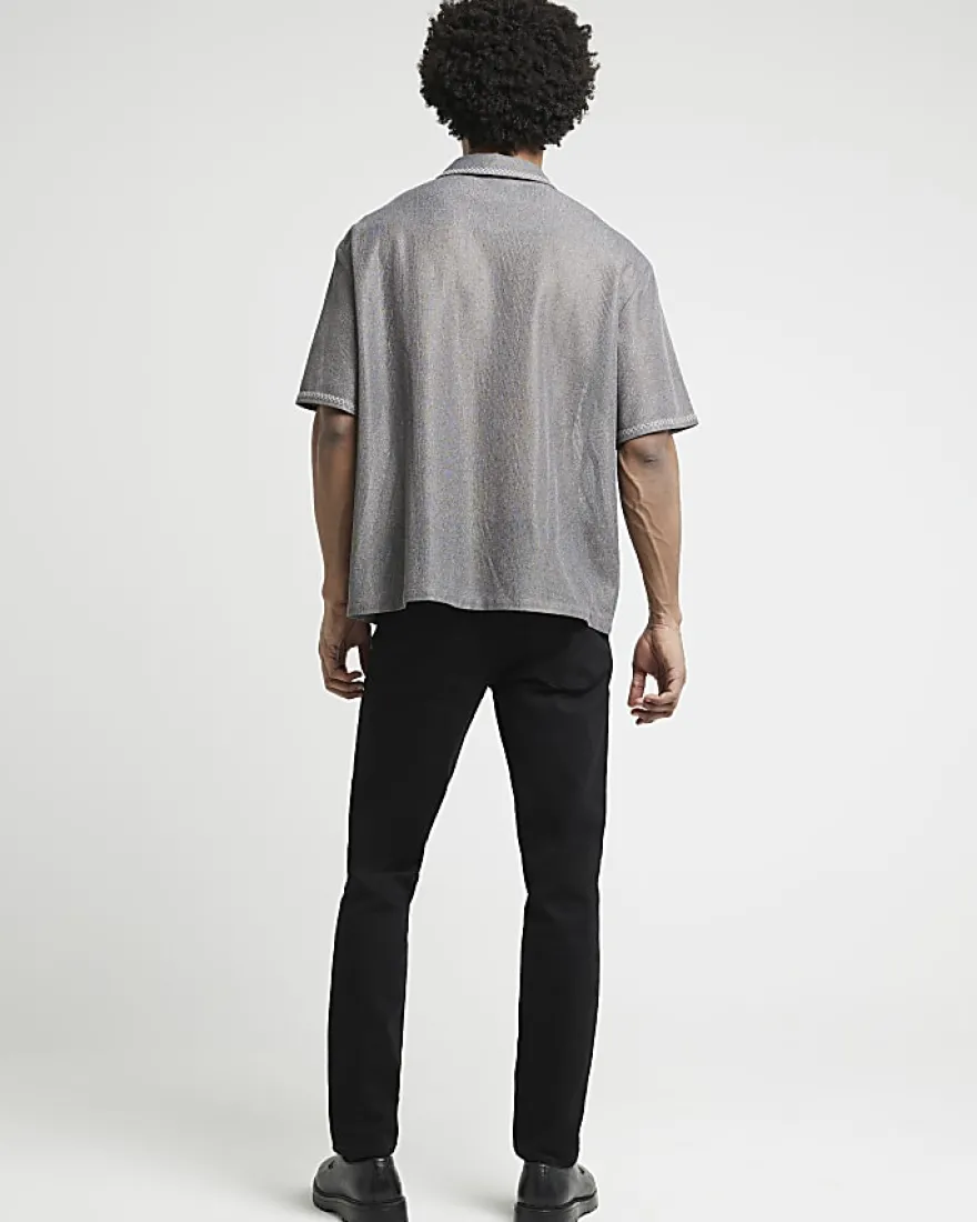 Black Skinny Fit Stretch Jeans