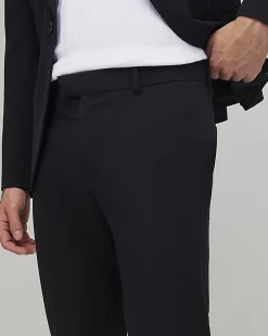 Black Skinny Fit Suit Trousers