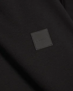 Black Slim Fit Interlock Crew Neck T-Shirt