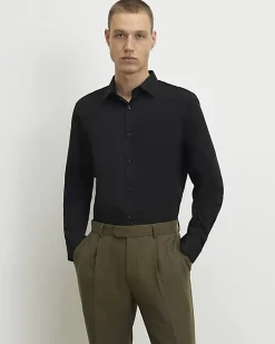 Black Slim Fit Shirt
