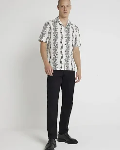 Black Slim Fit Stretch Jeans