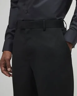 Black Slim Fit Stretch Tailored Suit Trousers