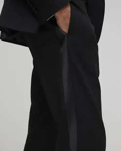 Black Slim Fit Tailored Suit Trousers
