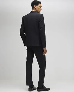 Black Slim Fit Tailored Suit Trousers