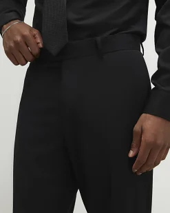 Black Slim Fit Tailored Suit Trousers