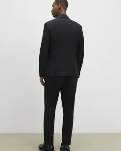 Black Slim Fit Tailored Suit Trousers