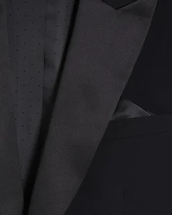Black Slim Fit Tuxedo Jacket