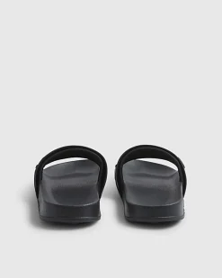 Black Slip On Sliders