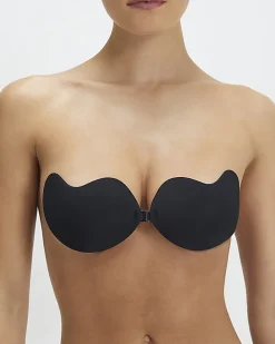 Black Stick On Mango Bra