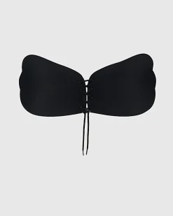 Black Stick On Push Up Bra