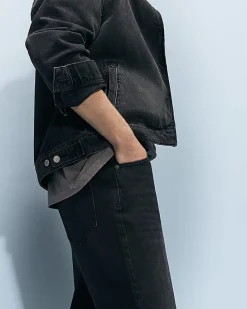 Black Straight Leg Jeans