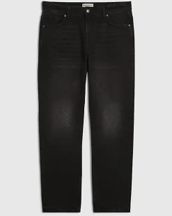Black Straight Leg Jeans