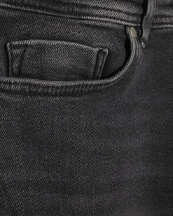 Black Super Skinny Fit Ripped Stretch Jeans