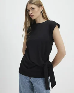 Black Tie Side Top