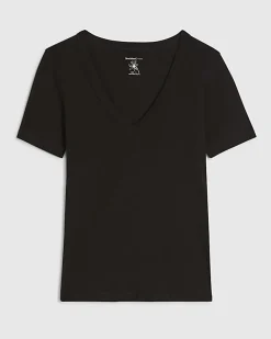 Black V Neck T-Shirt