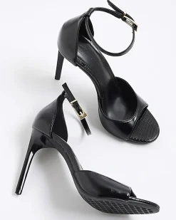 Black Wide Fit Closed Back Heels