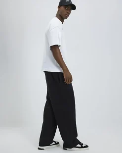 Black Wide Leg Joggers