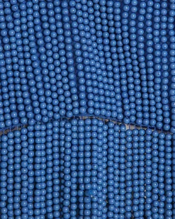 Blue Beaded Crop Top