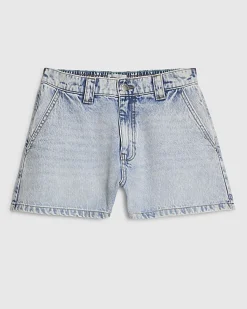 Blue Denim Casual Shorts