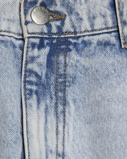 Blue Denim Casual Shorts