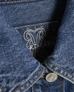 Blue Denim Long Sleeve Pocket Jacket