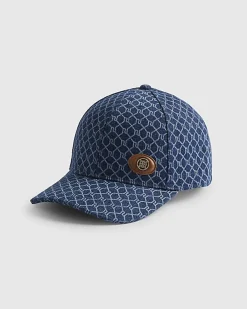 Blue Denim Monogram baseball Cap