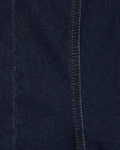 Blue Denim Sleeveless Mini Dress