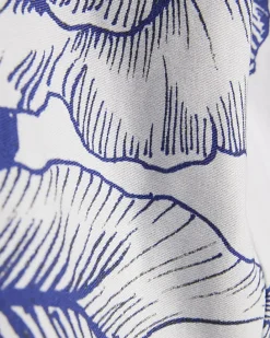 Blue Floral Print Bralet