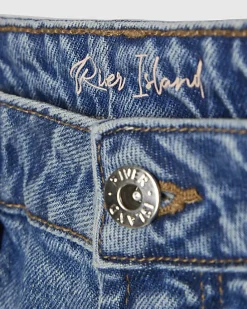 Blue Hotpant Denim Shorts
