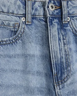 Blue Light Wash Balloon Leg Jeans