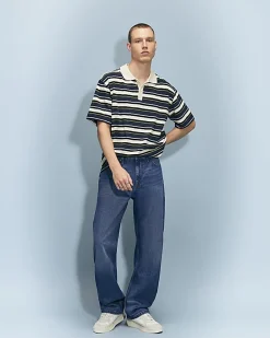 Blue Loose Fit Jeans