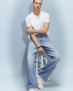 Blue Loose Fit Jeans