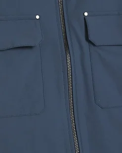 Blue Muscle Fit Shacket