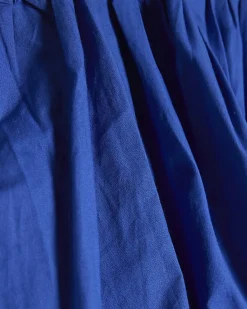 Blue Poplin Bubble Top