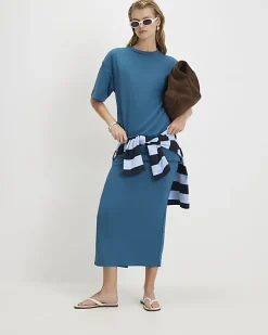 Blue Premium Maxi Skirt